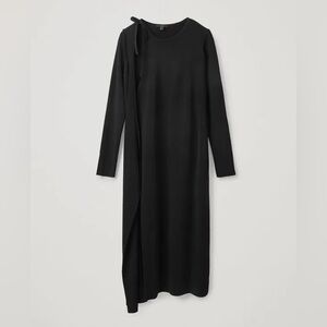 COS Asymmetric Knitted Wrap Dress